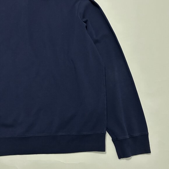 Polo Golf Ralph Lauren Sweatshirt Mens sz XXL Winged Foot logo 1/4 zip navy blue - Picture 8 of 12